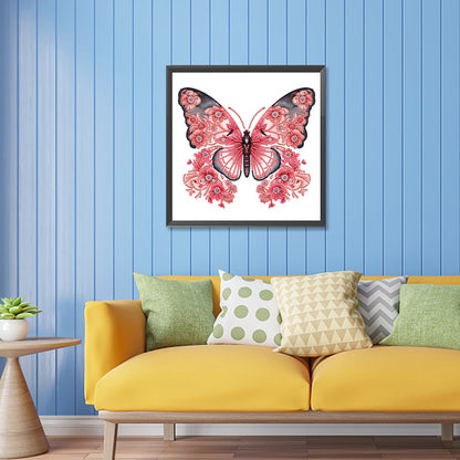 Garden Butterfly - Special Shaped Drill Diamond Painting 30*30CM