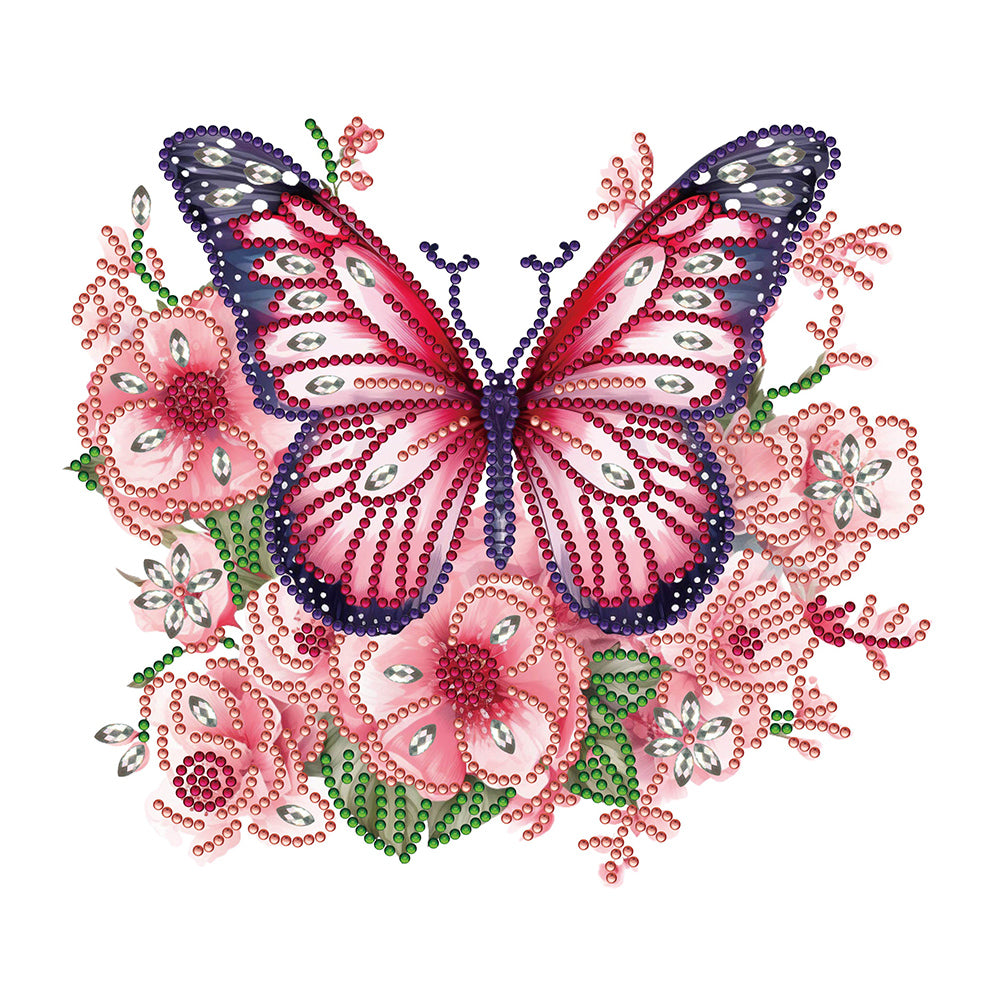 Garden Butterfly - Special Shaped Drill Diamond Painting 30*30CM