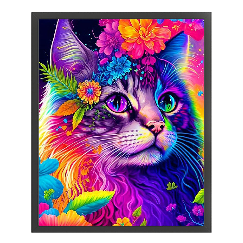 Colorful Cats - 11CT Stamped Cross Stitch 40*50CM