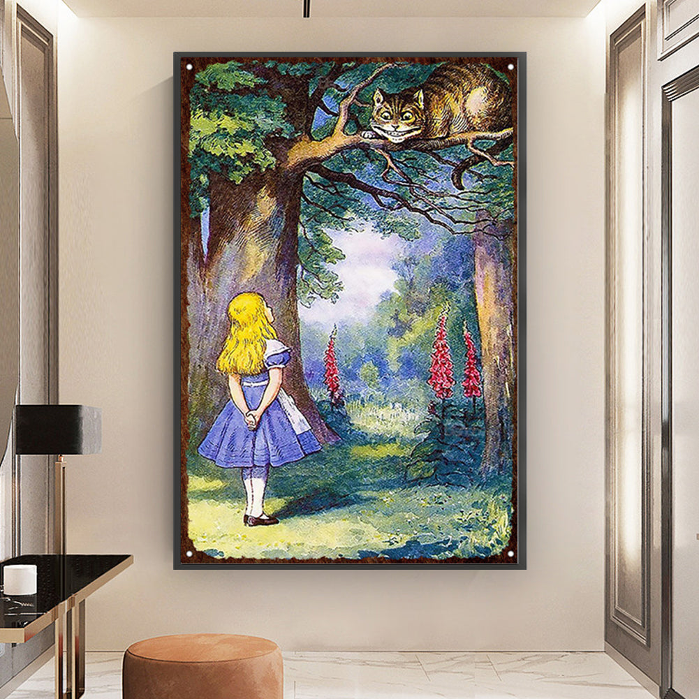 Alice In Wonderland - 11CT Stamped Cross Stitch 50*75CM