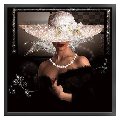 Woman - 11CT Stamped Cross Stitch 40*40CM