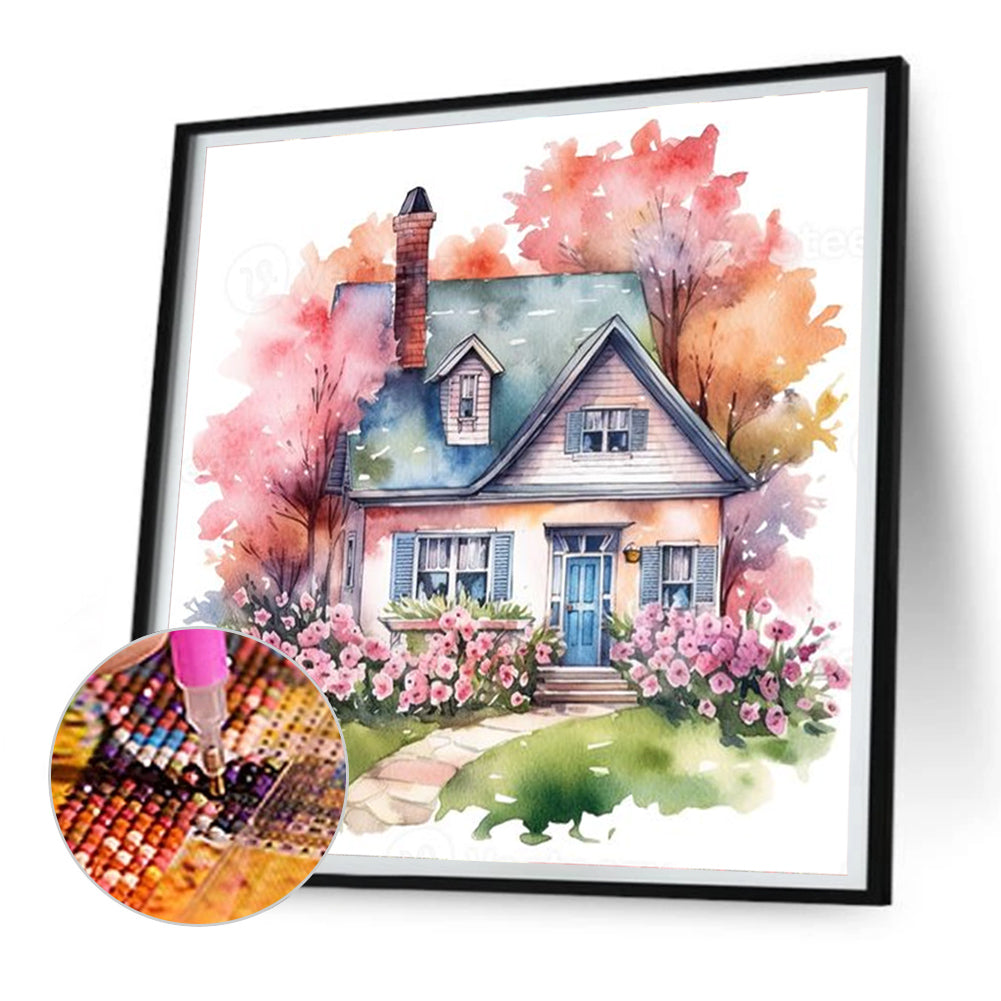 Garden Shed - Full Round Drill Diamond Painting 30*30CM