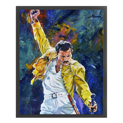 Freddie Mercury - 11CT Stamped Cross Stitch 40*50CM