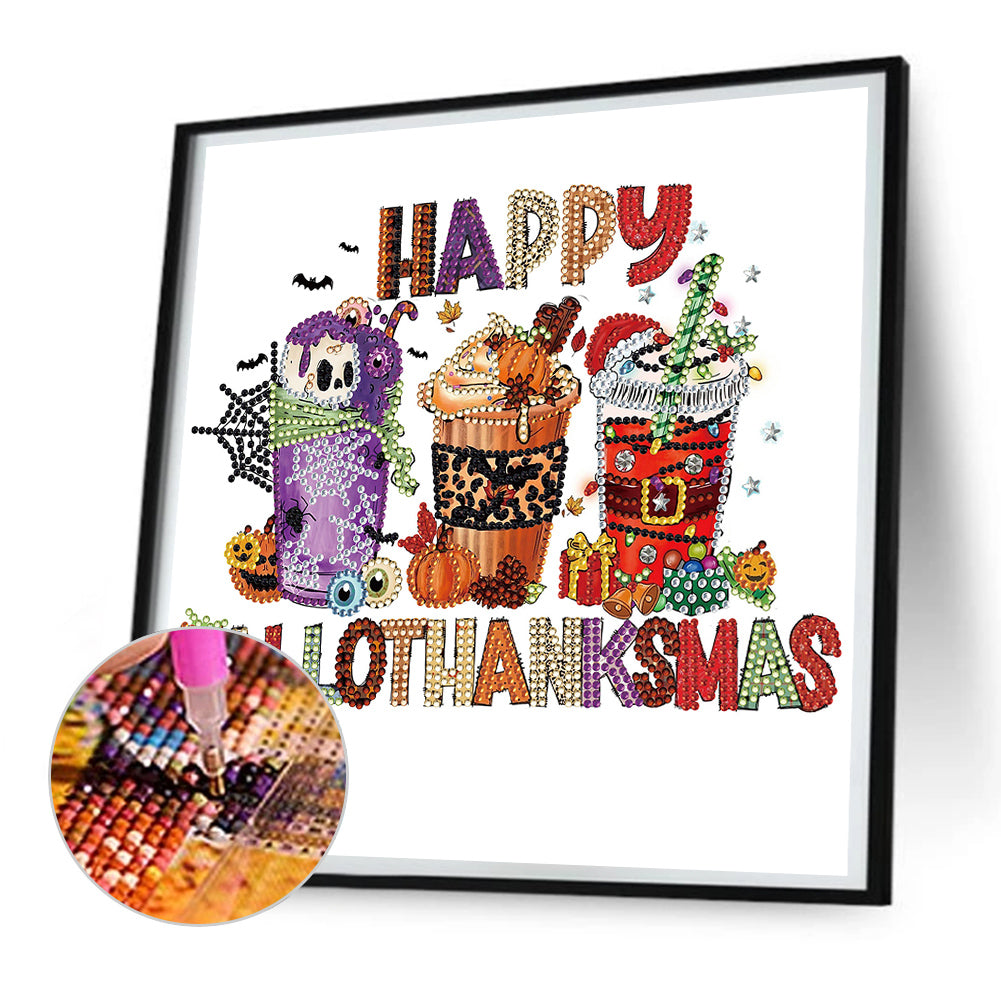 Drinks - Special Shaped Drill Diamond Painting 30*30CM