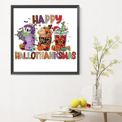 Drinks - Special Shaped Drill Diamond Painting 30*30CM