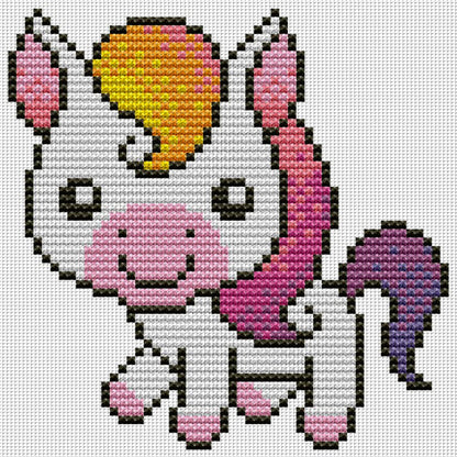 Foal - 11CT Stamped Cross Stitch 18*18CM(Joy Sunday)