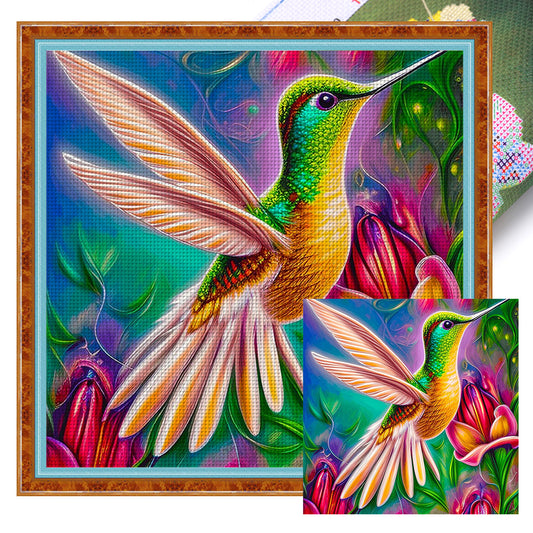 Hummingbird - 11CT Stamped Cross Stitch 50*50CM