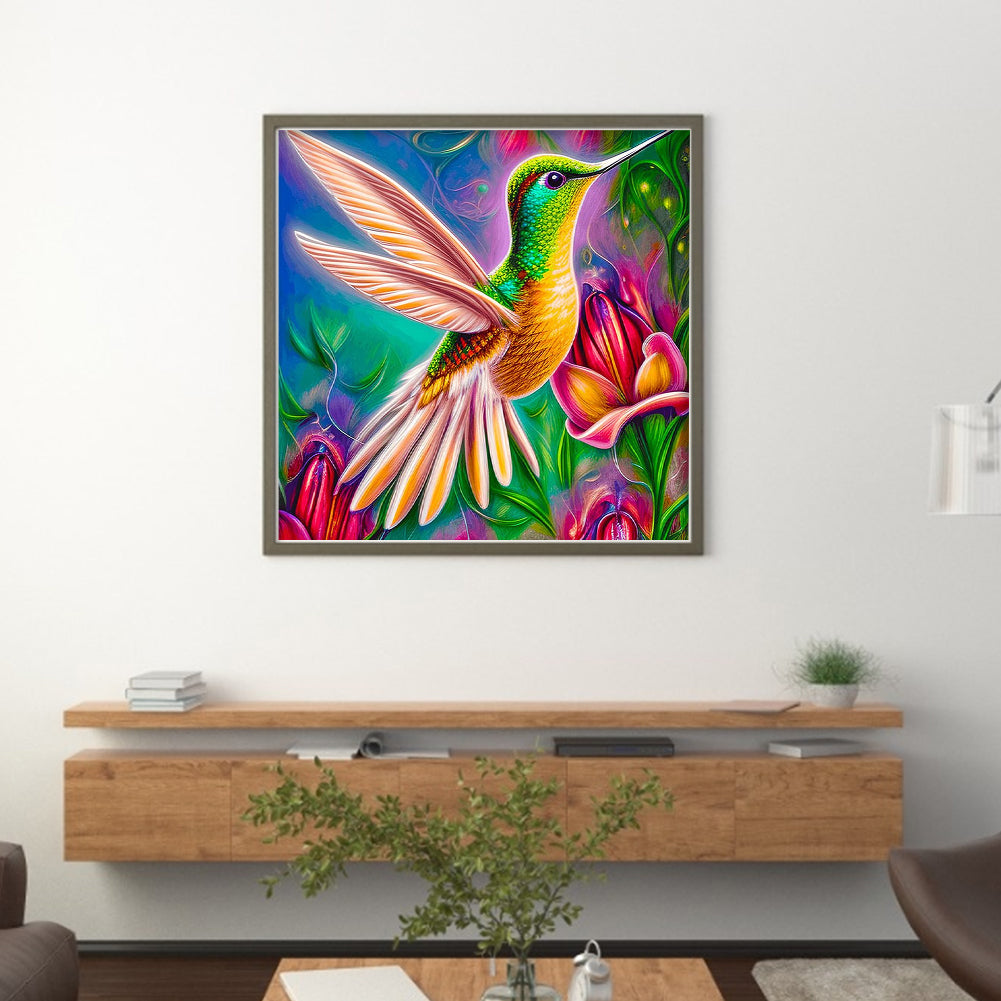 Hummingbird - 11CT Stamped Cross Stitch 50*50CM