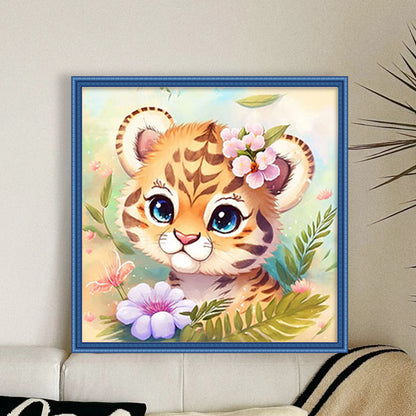 Little Tiger - 11CT Stamped Cross Stitch 50*50CM