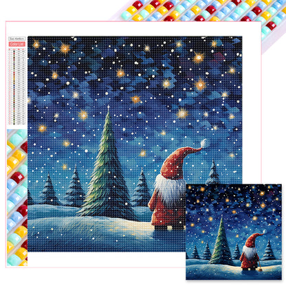 Christmas Gnome - Full Square Drill Diamond Painting 40*40CM