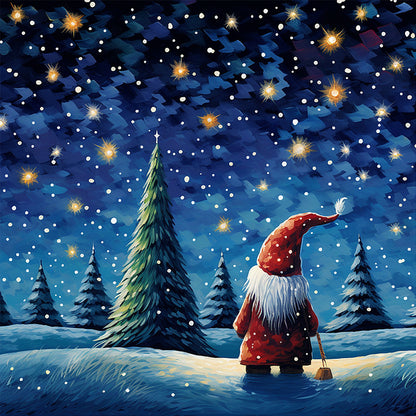 Christmas Gnome - Full Square Drill Diamond Painting 40*40CM