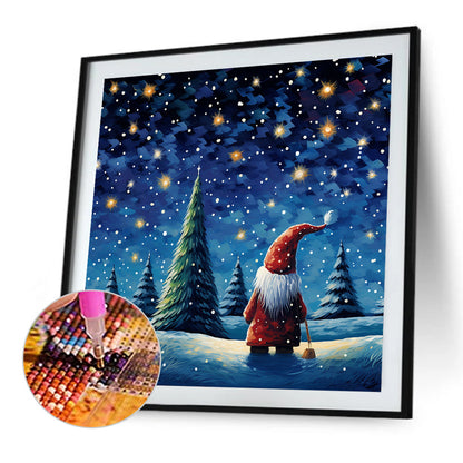 Christmas Gnome - Full Square Drill Diamond Painting 40*40CM