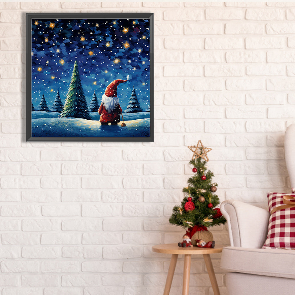 Christmas Gnome - Full Square Drill Diamond Painting 40*40CM