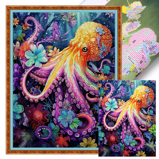 Octopus - 11CT Stamped Cross Stitch 50*68CM