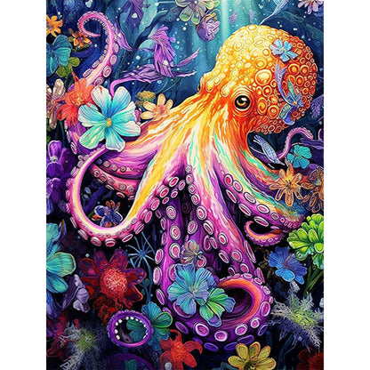 Octopus - 11CT Stamped Cross Stitch 50*68CM