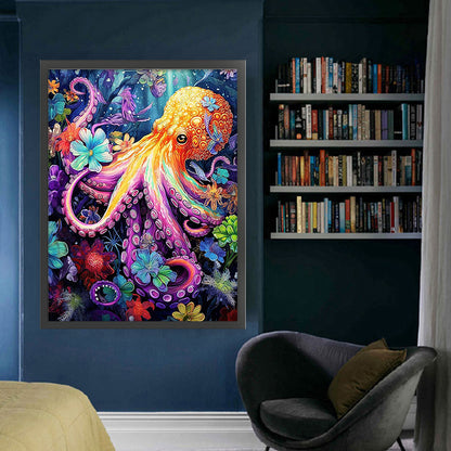 Octopus - 11CT Stamped Cross Stitch 50*68CM