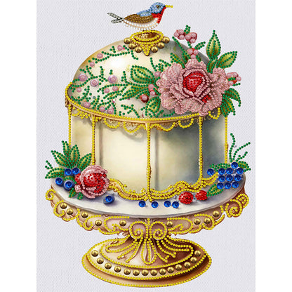 Cake Desserts - Special Shaped Drill Diamond Painting 30*40CM