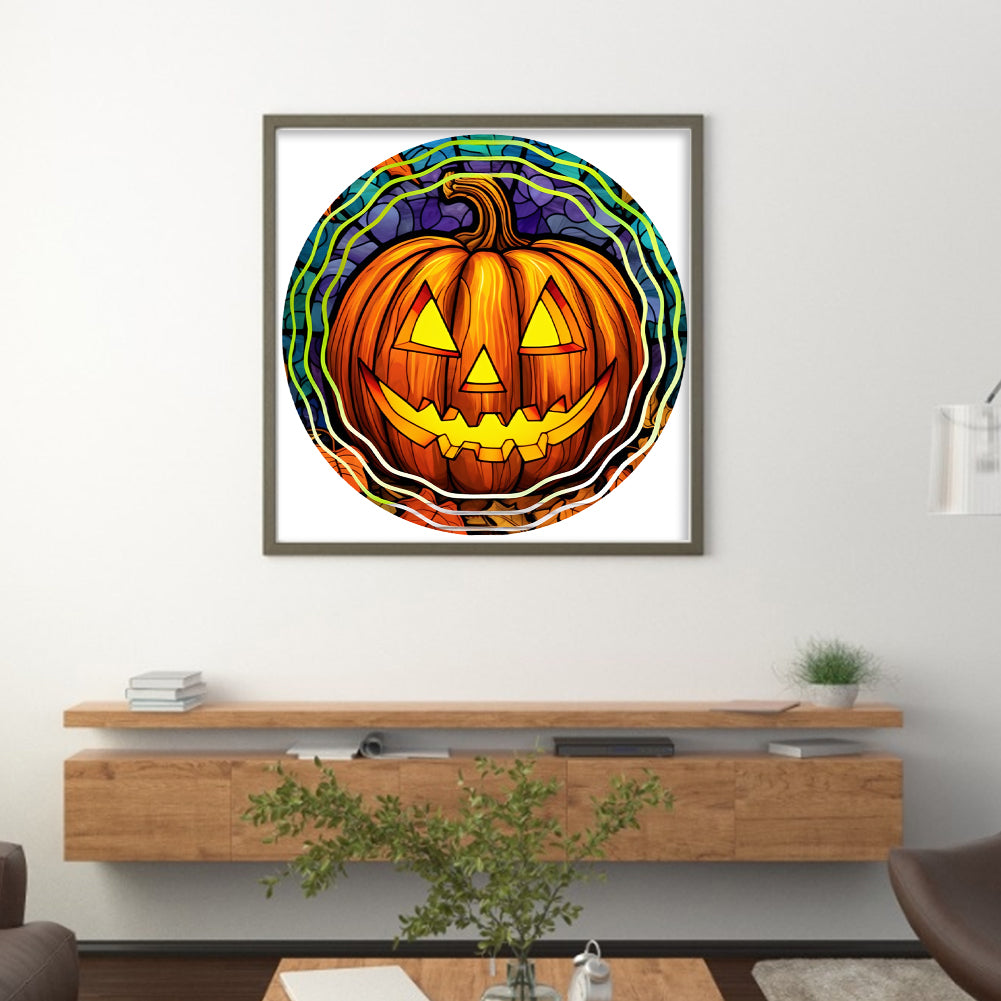 Pumpkin - 11CT Stamped Cross Stitch 40*40CM