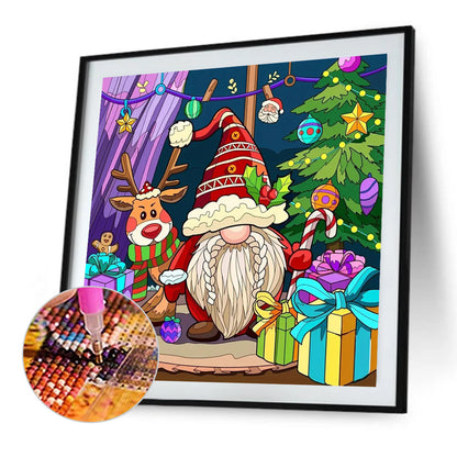 Christmas Gnome - Full AB Dril Round Diamond Painting 40*40CM