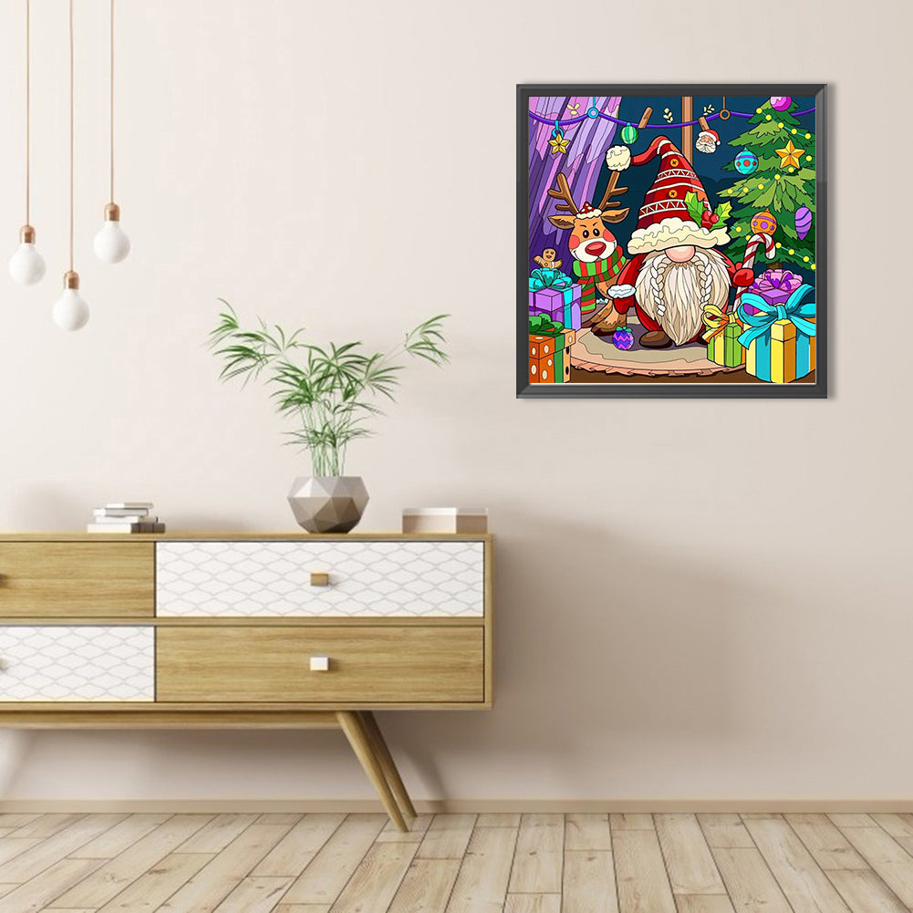 Christmas Gnome - Full AB Dril Round Diamond Painting 40*40CM