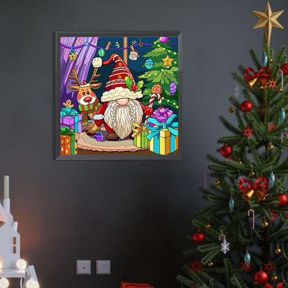 Christmas Gnome - Full AB Dril Round Diamond Painting 40*40CM