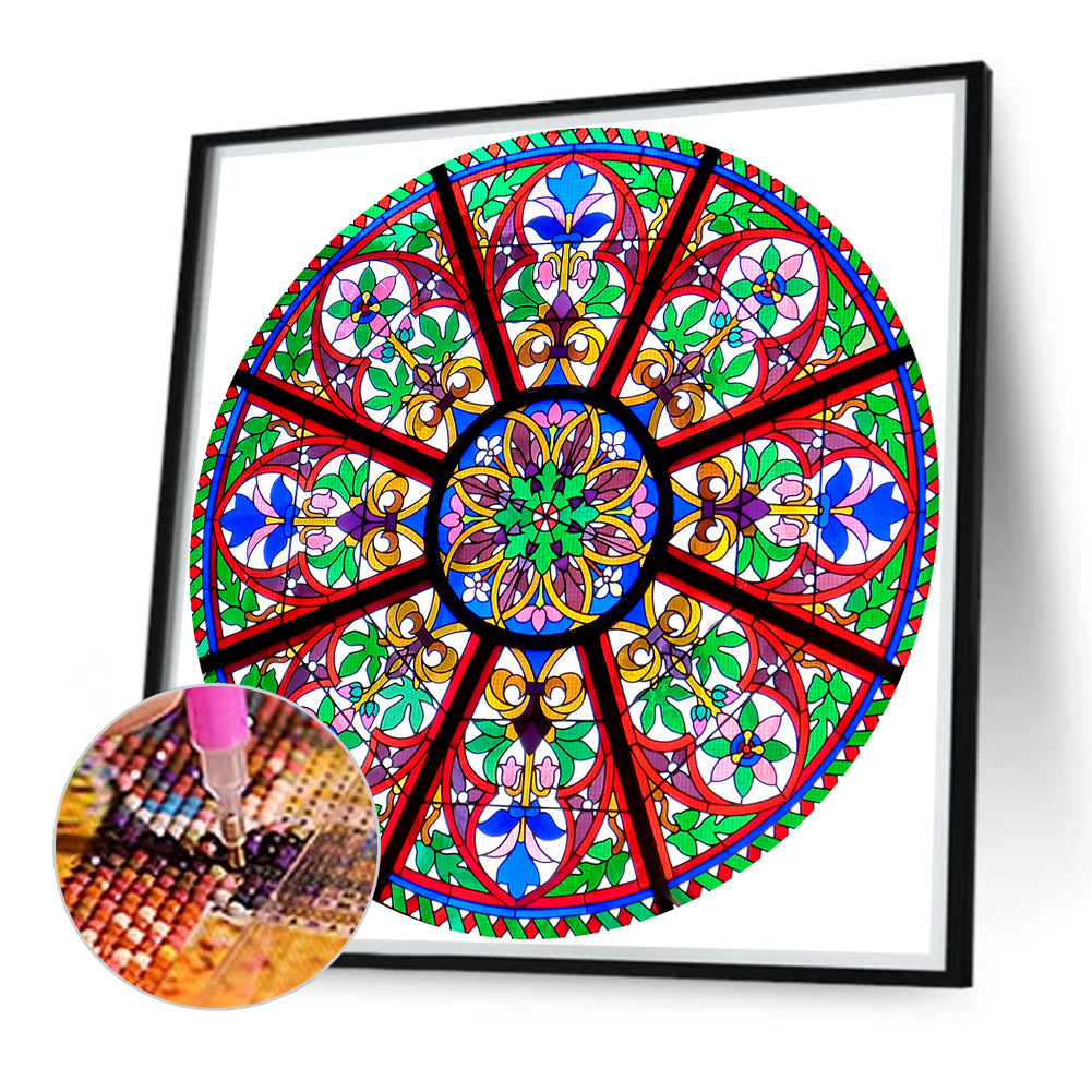 Mandala - Full Round Drill Diamond Painting 40*40CM