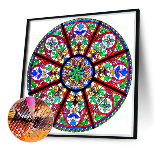 Mandala - Full Round Drill Diamond Painting 40*40CM