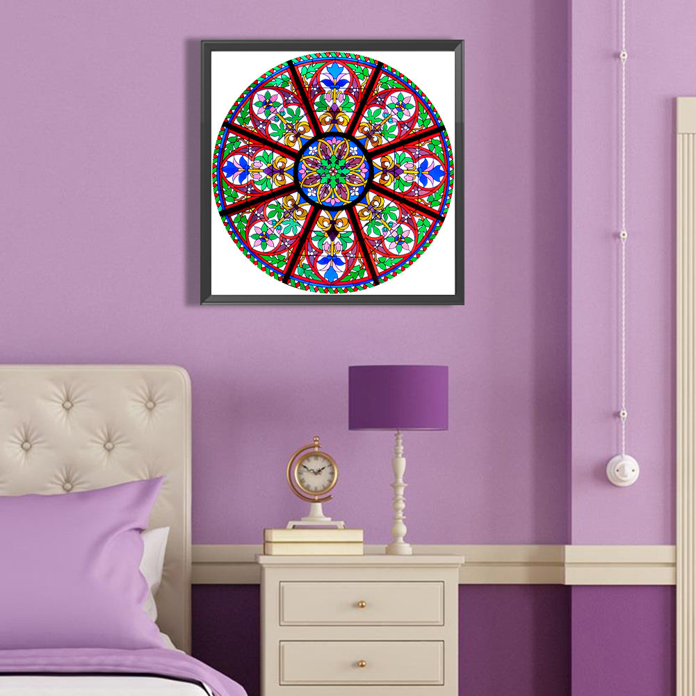 Mandala - Full Round Drill Diamond Painting 40*40CM