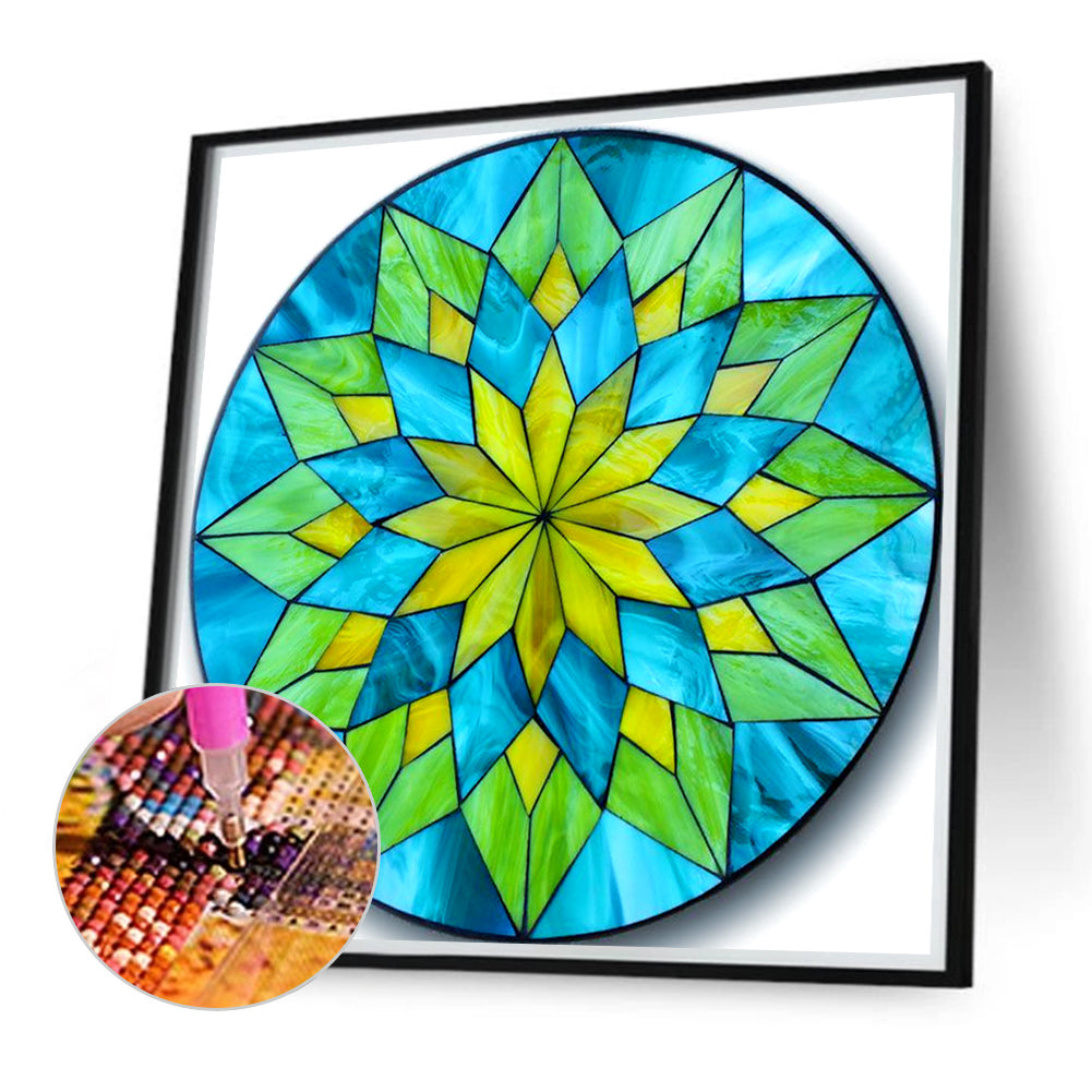 Mandala - Full Round Drill Diamond Painting 40*40CM