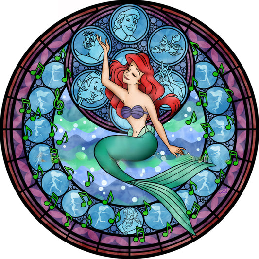Ariel Mermaid Princess - Full Round Drill Diamond Painting 40*40CM