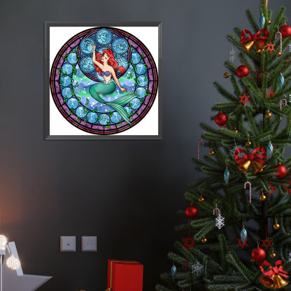 Ariel Mermaid Princess - Full Round Drill Diamond Painting 40*40CM