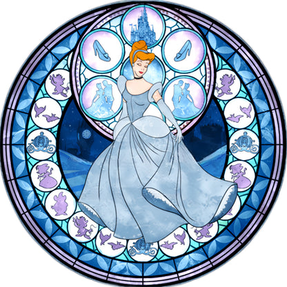 Cinderella Princess - Full Round Drill Diamond Painting 40*40CM