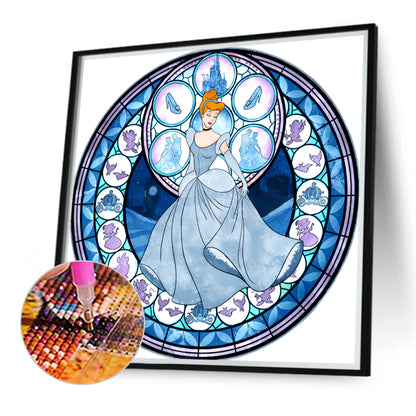 Cinderella Princess - Full Round Drill Diamond Painting 40*40CM