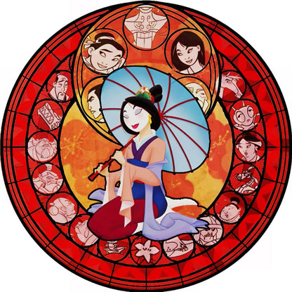 Hua Mulan - Full Round Drill Diamond Painting 40*40CM