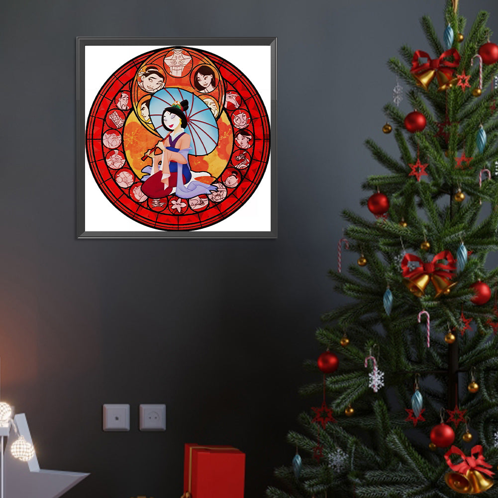 Hua Mulan - Full Round Drill Diamond Painting 40*40CM