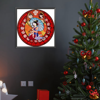 Hua Mulan - Full Round Drill Diamond Painting 40*40CM