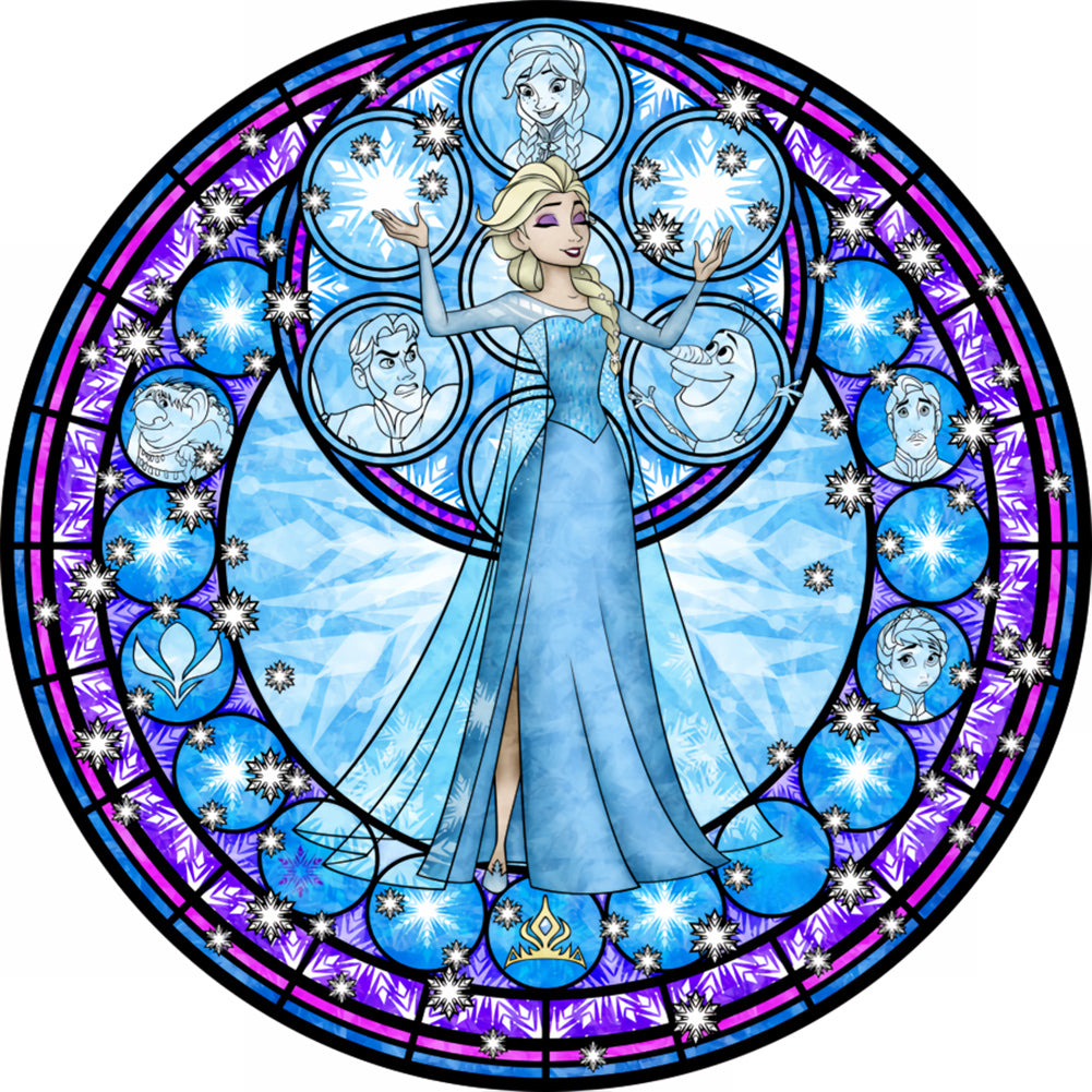 Princess Elsa - Full Round Drill Diamond Painting 40*40CM