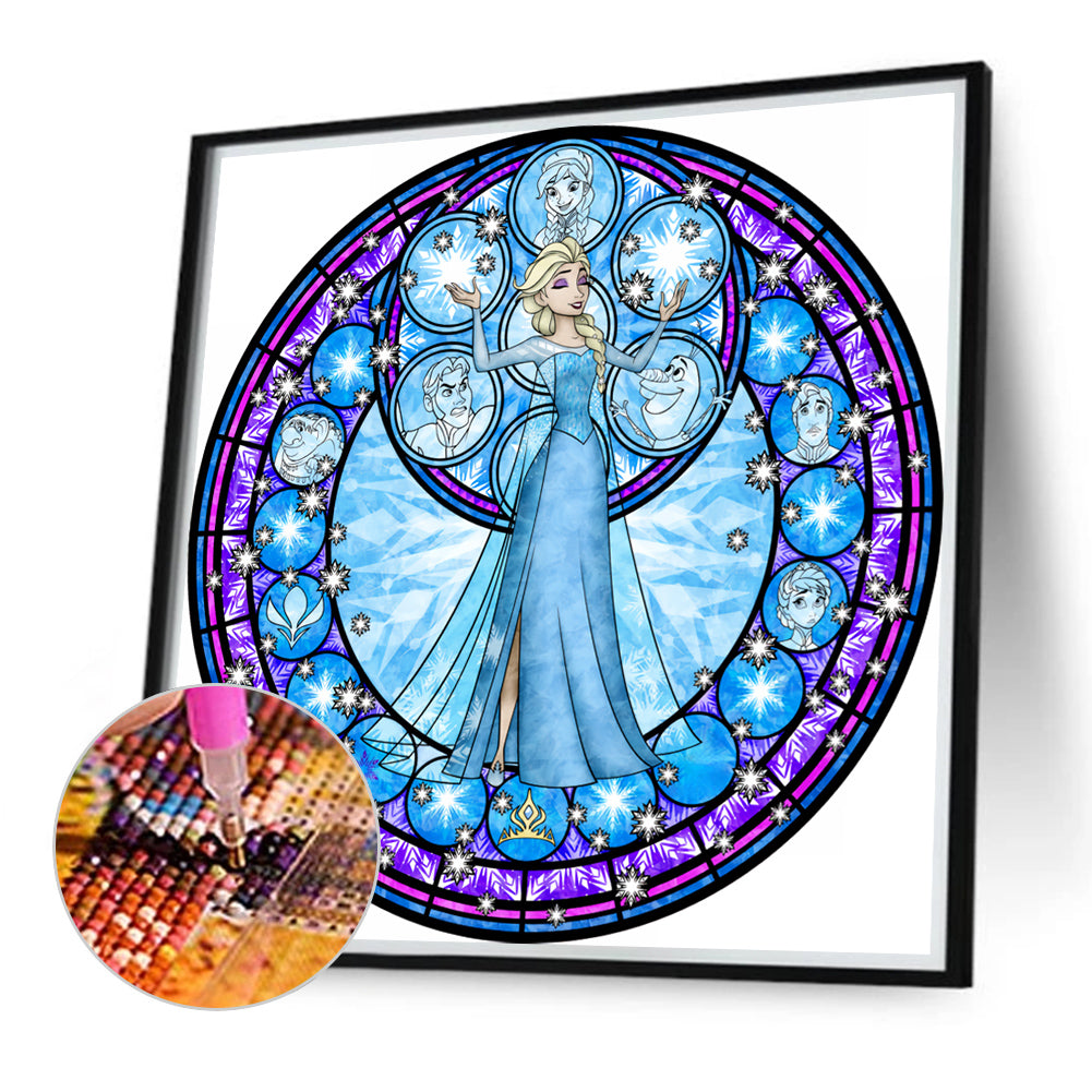 Princess Elsa - Full Round Drill Diamond Painting 40*40CM