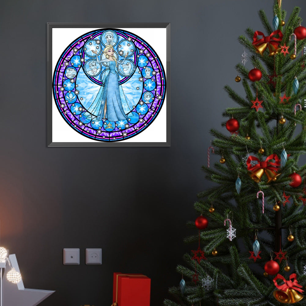 Princess Elsa - Full Round Drill Diamond Painting 40*40CM