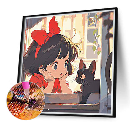 Kiki'S Delivery Service - Full Round Drill Diamond Painting 40*40CM
