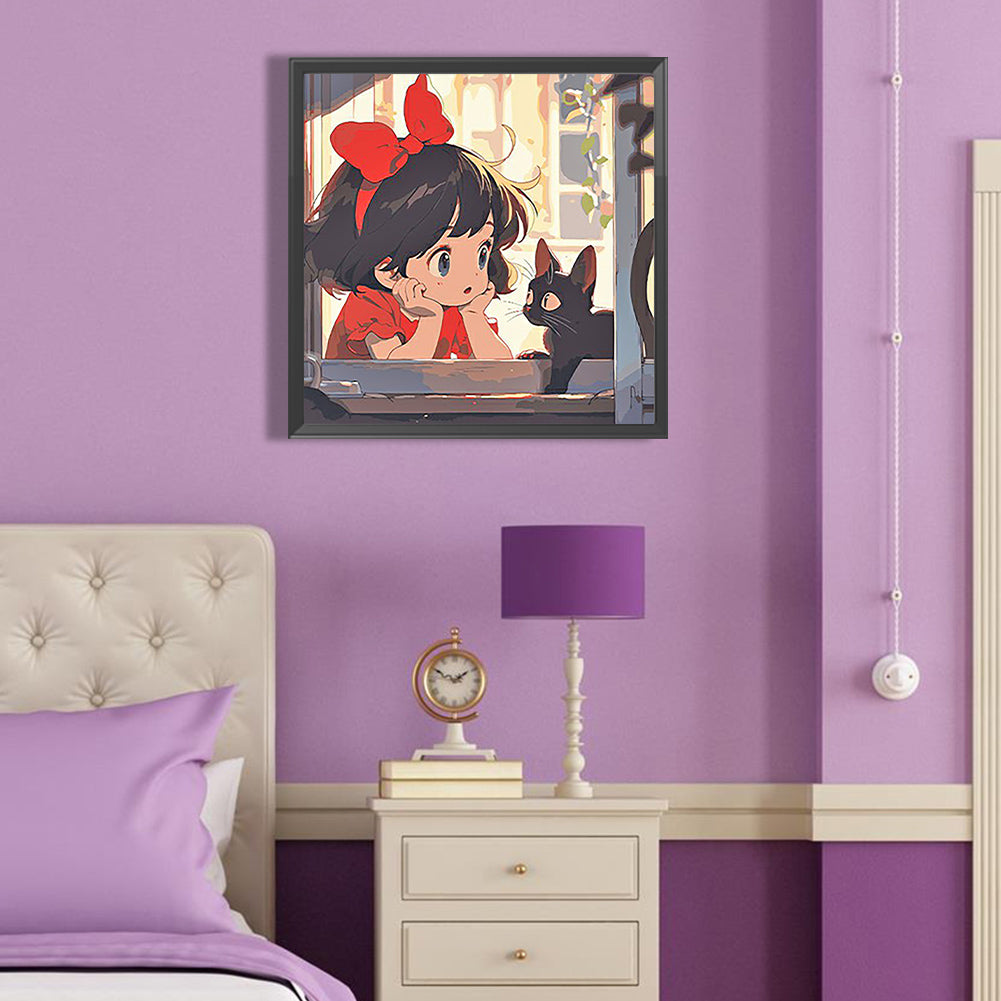 Kiki'S Delivery Service - Full Round Drill Diamond Painting 40*40CM