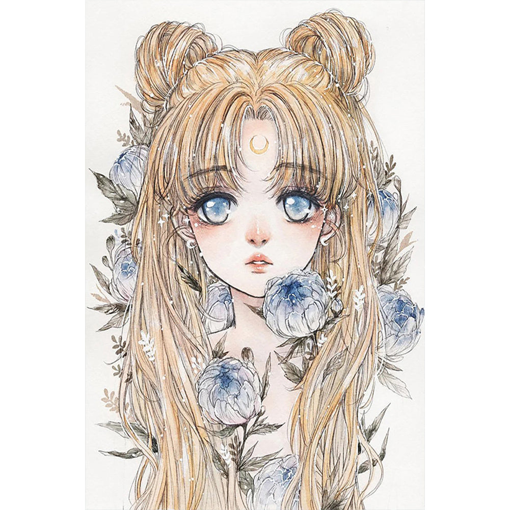 Shui Bingyue - Full Round Drill Diamond Painting 40*60CM