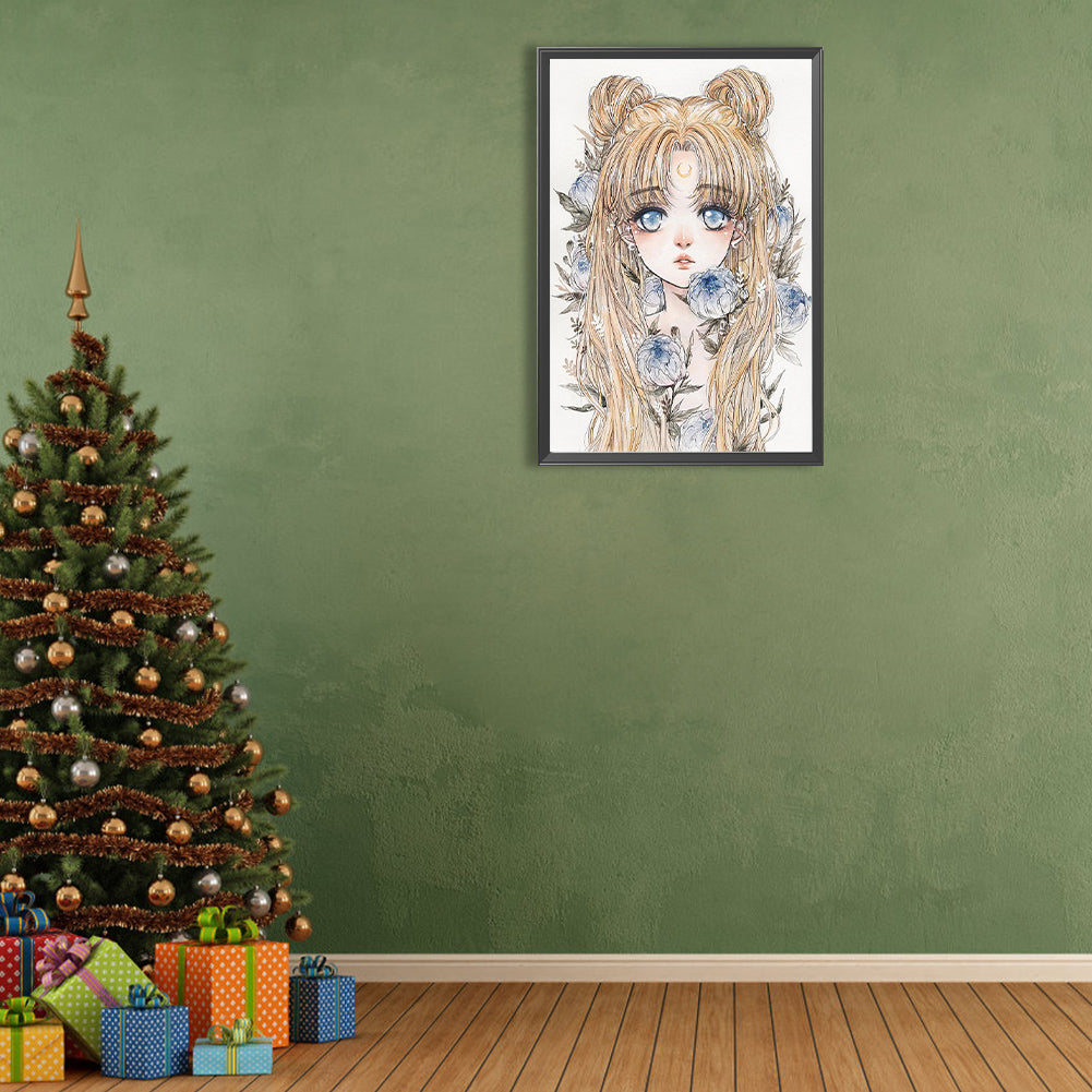 Shui Bingyue - Full Round Drill Diamond Painting 40*60CM