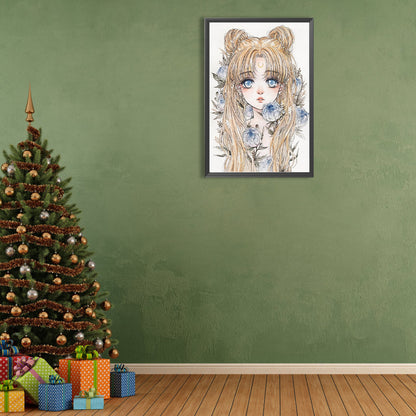 Shui Bingyue - Full Round Drill Diamond Painting 40*60CM