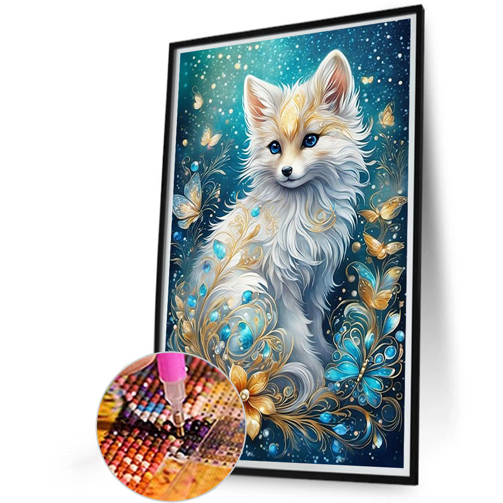 Arctic Fox - Full Round Drill Diamond Painting 40*60CM