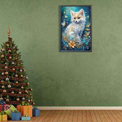 Arctic Fox - Full Round Drill Diamond Painting 40*60CM