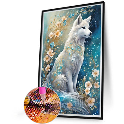 Arctic Fox - Full Round Drill Diamond Painting 40*60CM