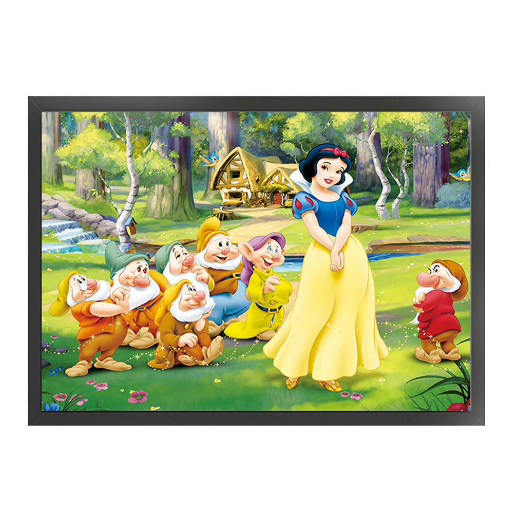 Snow White - 11CT Stamped Cross Stitch 90*66CM