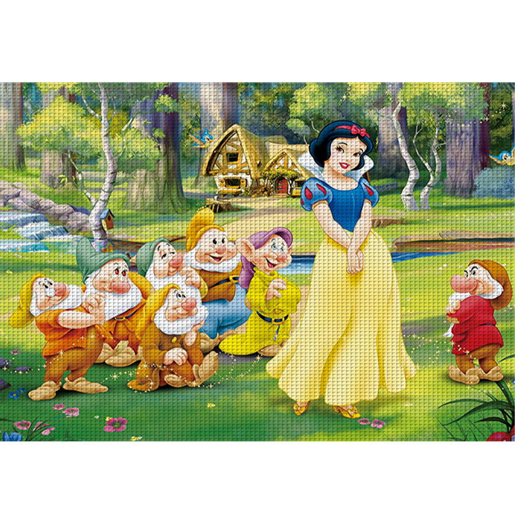 Snow White - 11CT Stamped Cross Stitch 90*66CM