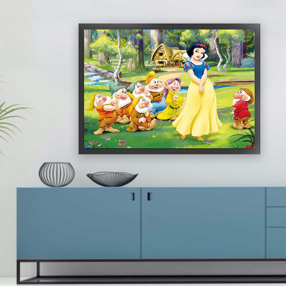 Snow White - 11CT Stamped Cross Stitch 90*66CM